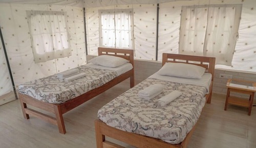 Casa de campo básica, 2 camas individuales