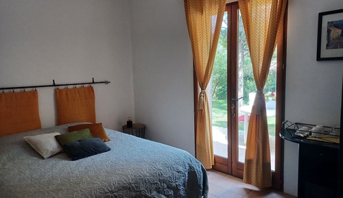 Habitación doble superior, Se admiten mascotas, vistas al jardín