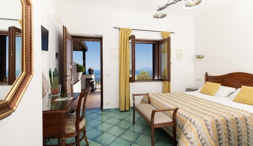 Habitación panorámica doble, 1 habitación, terraza, vistas al mar