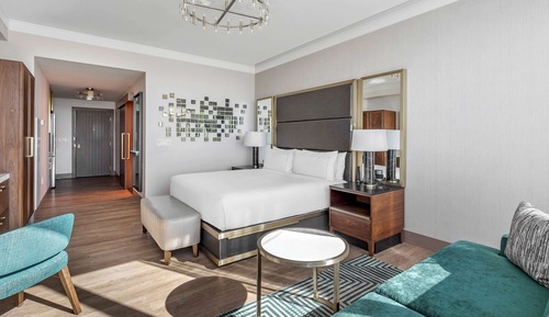 Estudio superior, 1 cama de matrimonio grande