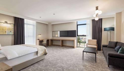 Habitación ejecutiva, 1 cama de matrimonio grande, vistas a la ciudad