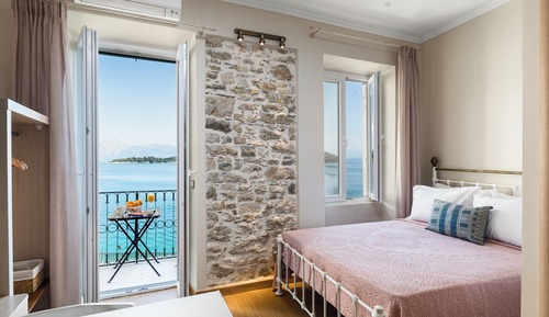 Suite estudio superior, 1 cama doble, balcón, vistas al mar