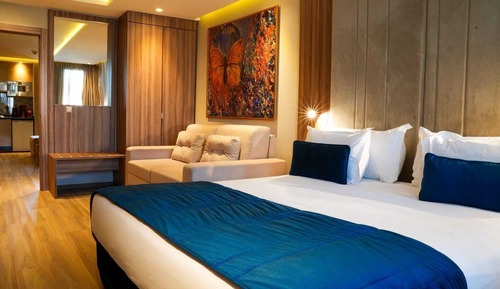 Suite Deluxe, 1 habitación, cocina básica, vistas a la ciudad