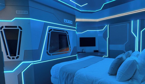 Habitación de diseño, no fumadores, bañera de hidromasaje