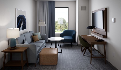 Suite, 1 habitación, accesible para personas con discapacidad, cocina (Communications Accessible)