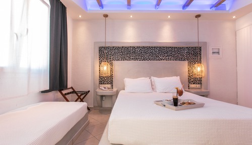 Habitación triple Deluxe, vistas al mar