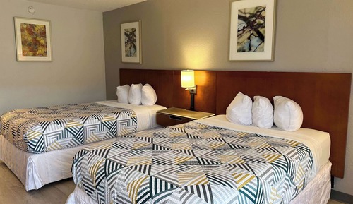 Habitación Deluxe, 2 camas de matrimonio, no fumadores, frigorífico y microondas
