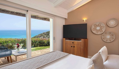 Habitación Deluxe, 1 cama de matrimonio grande, vistas al mar