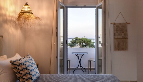 Apartamento Deluxe, 1 cama de matrimonio con sofá cama, vistas parciales al mar