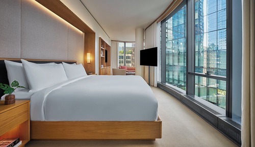 Suite estudio, 2 habitaciones, en esquina (Skyline)