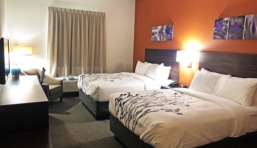 Habitación, 2 camas de matrimonio, no fumadores (Upgrade)
