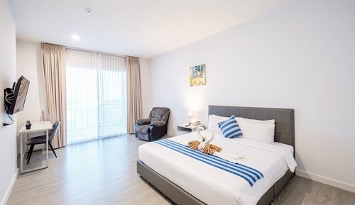 Suite estudio presidencial, 1 cama de matrimonio grande, no fumadores, baño privado