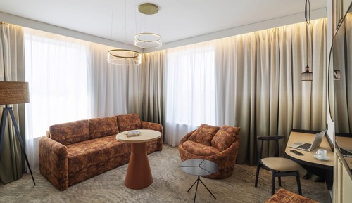 Suite junior, 1 cama de matrimonio con sofá cama