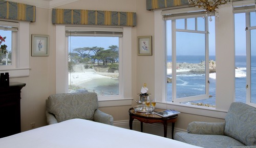 Habitación Deluxe, 1 cama de matrimonio, chimenea, vistas al mar