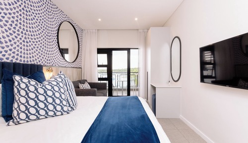 Habitación ejecutiva, 1 cama de matrimonio con sofá cama, no fumadores, vistas a la ciudad