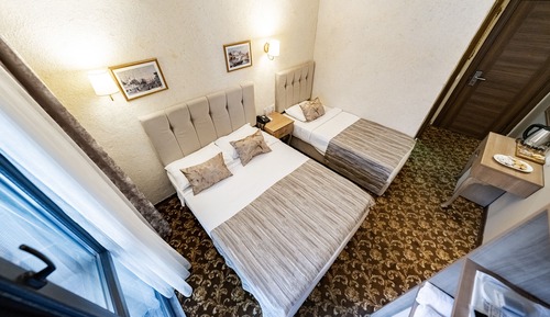 Standard Room with City View and French Balcony (Twin Bed)