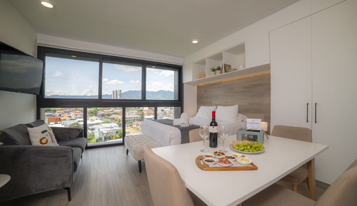Estudio City, 1 cama de matrimonio, no fumadores, vistas a la ciudad