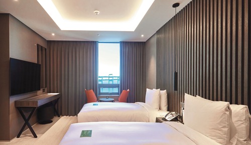 Habitación Deluxe con 2 camas individuales, vistas a la ciudad
