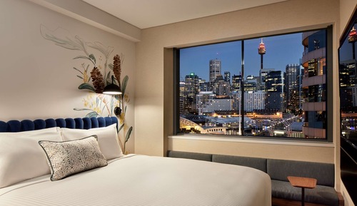Habitación estándar, 1 cama de matrimonio, no fumadores, vistas a la ciudad