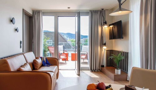 Estudio superior, varias camas, terraza (3 Guests)