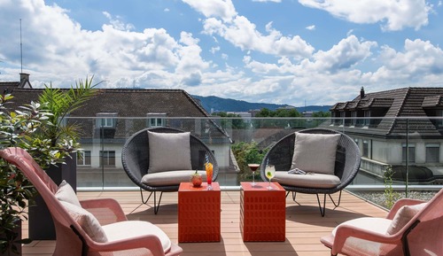 Estudio superior, varias camas, terraza (3 Guests)