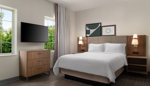 Suite estudio, 1 cama de matrimonio, cocina