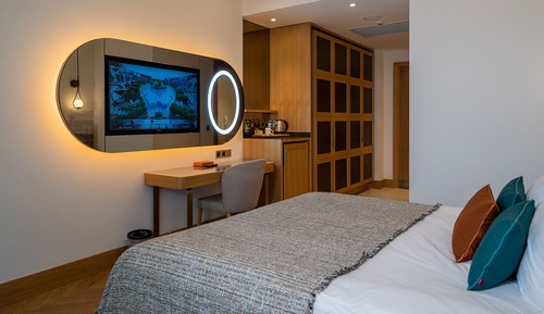 Habitación familiar, vistas al jardín