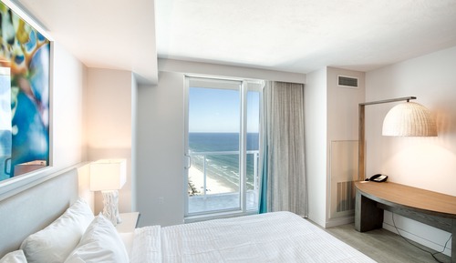 Habitación estándar, 1 cama de matrimonio grande, vistas al mar