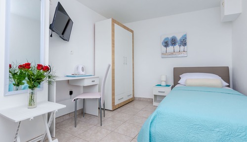 Habitación individual (Single Room with Terrace and Sea View)