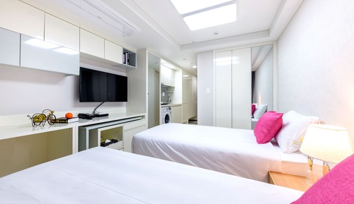 Habitación Premier con 2 camas individuales, vistas a la ciudad