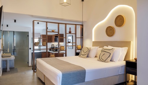 Suite Signature, 1 cama de matrimonio con sofá cama, bañera de hidromasaje, vistas al mar