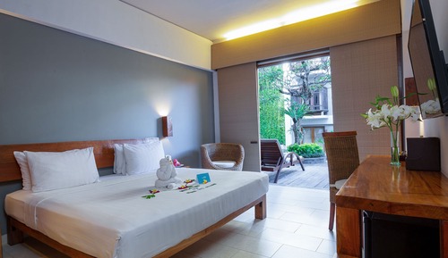 Habitación Deluxe, vistas a la piscina