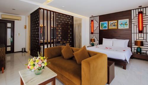 Suite, frente a la playa