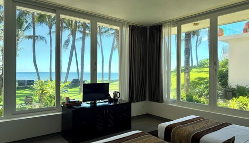 Habitación Deluxe con 2 camas individuales, frente a la playa