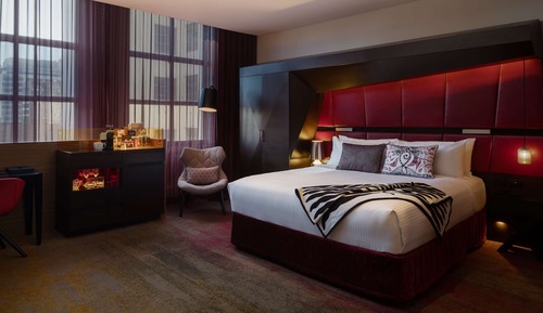 Habitación ejecutiva, 1 cama de matrimonio grande, vistas a la ciudad