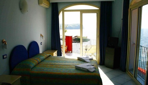 Habitación estándar doble, balcón, vistas al mar
