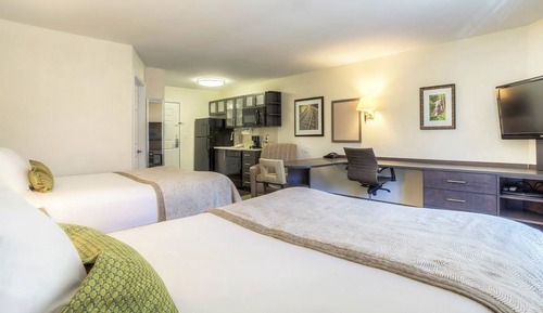 Suite estudio, 2 camas de matrimonio