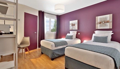 Habitación Confort con 2 camas individuales, 2 camas individuales, vistas al jardín