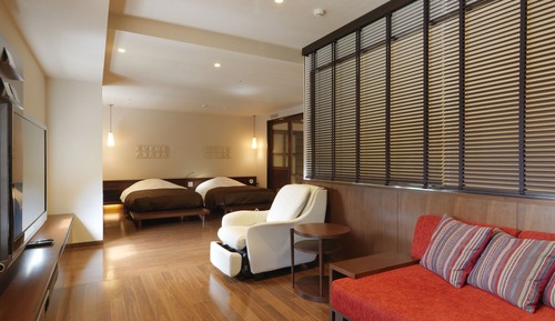 Habitación Deluxe con 2 camas individuales, no fumadores (with Private Hot Stone Sauna)