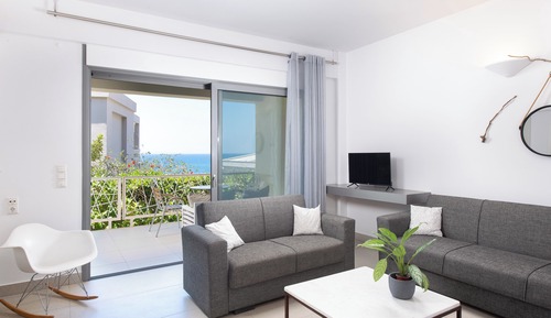 Suite, 1 habitación, vistas parciales al mar