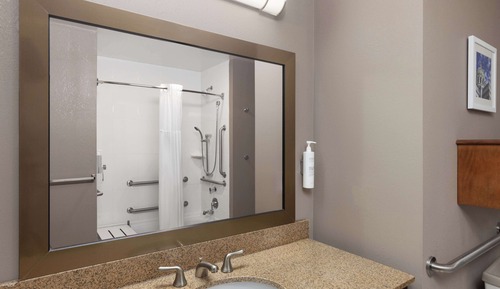 Habitación, 2 camas de matrimonio, accesible para personas con discapacidad, no fumadores