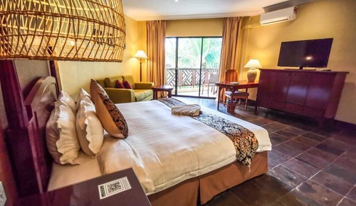 Habitación Deluxe, 1 cama de matrimonio grande, vistas al jardín