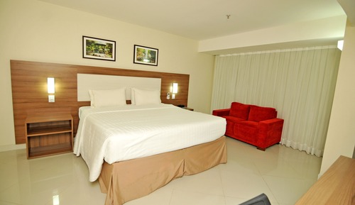 Habitación estándar, 1 cama de matrimonio grande (Top Floor)