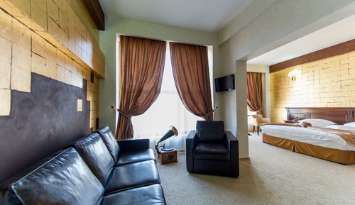 Suite junior, 1 habitación, bañera de hidromasaje, vistas a la ciudad