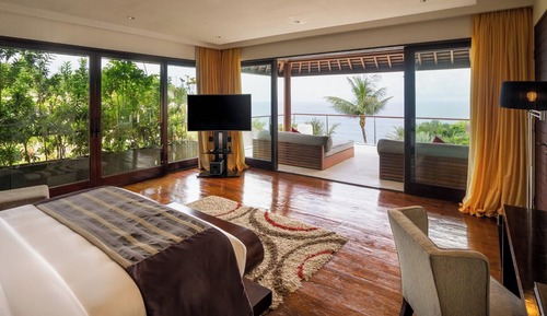 Villa, 2 habitaciones, piscina privada, vistas al mar (The Mood)