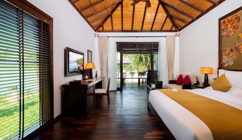 Villa Deluxe, 1 cama de matrimonio grande, vistas al mar (Premier)