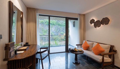 Habitación Deluxe con 2 camas individuales, vistas a la montaña (With Children Themed Room)