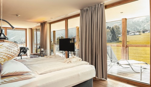 Suite panorámica, terraza, vistas a la montaña (Bergfeuer)