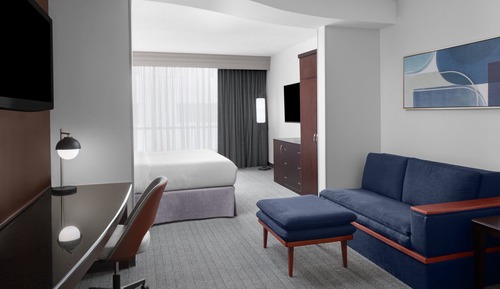 Suite, 1 cama de matrimonio grande con sofá cama (Hearing Accessible)
