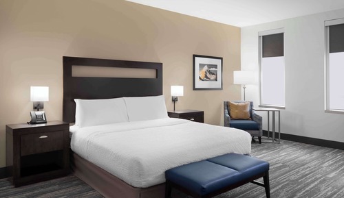 Estudio, 1 cama de matrimonio grande, vistas a la ciudad